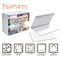 Better Office Products All Occasion Greeting Cards & Envs, 4in. x 6in. 6 Nature Americana Designs, Blank Inside, 50PK 64569 - alternate 4